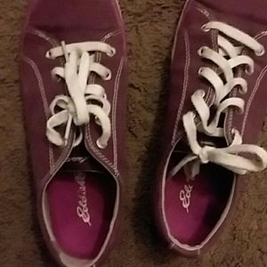 Maroonish/purple eddie bouer shoes barely worn